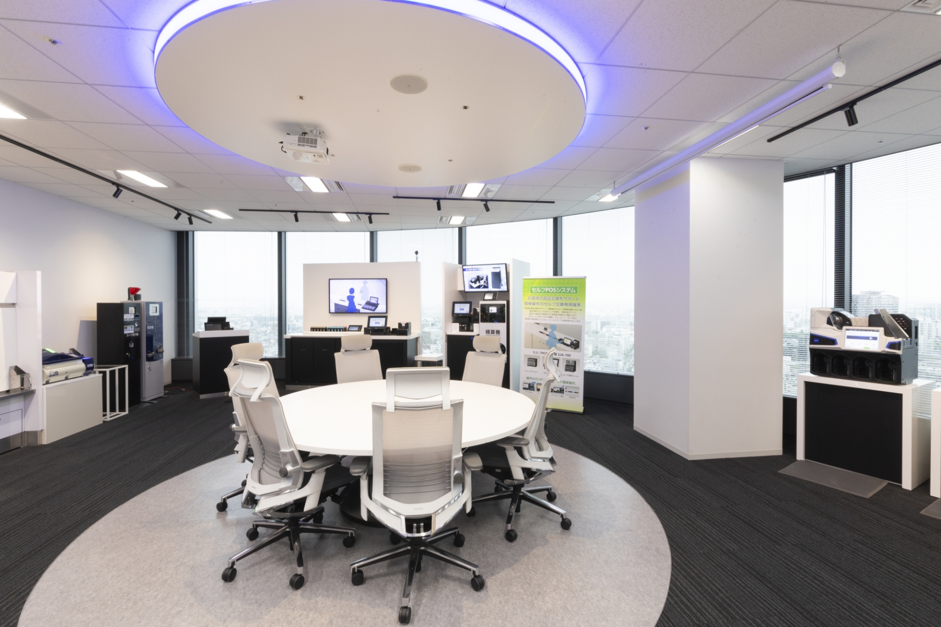 ショールームの全体