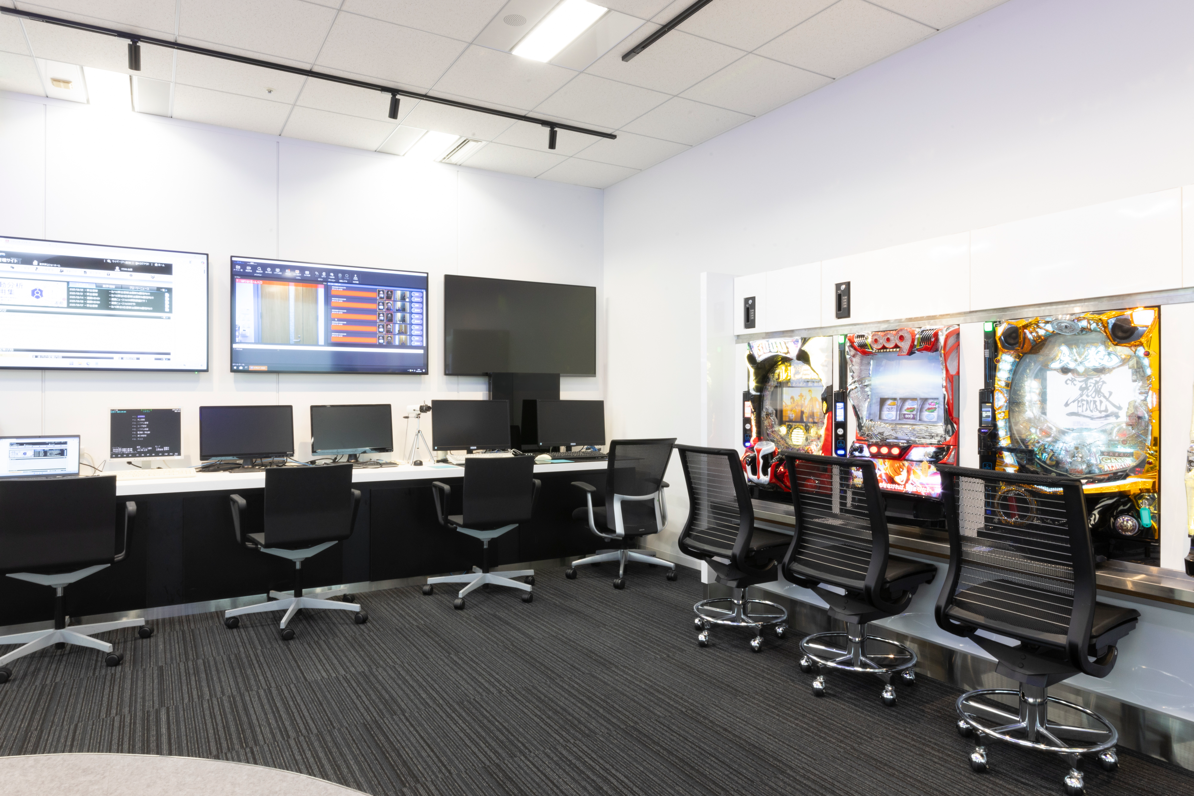 ショールームの壁面