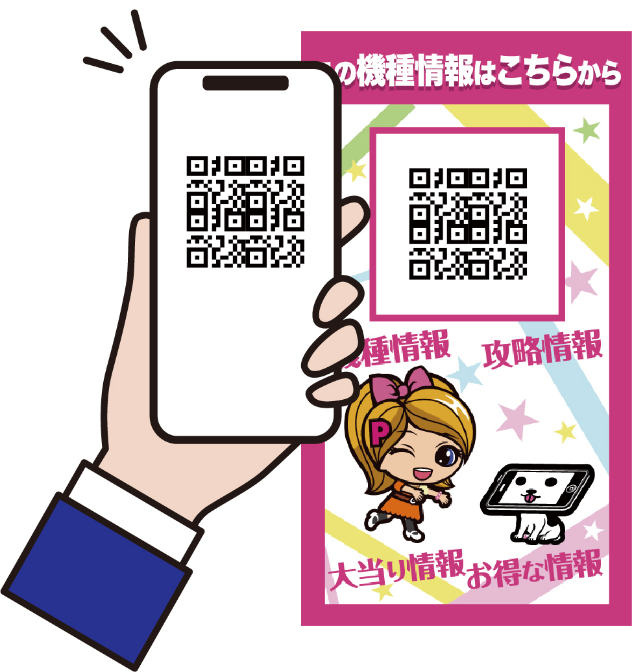 スマートフォンで２次元バーコードを読込